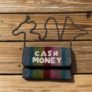 'Cash Money' Rainbow Crossbody Bag